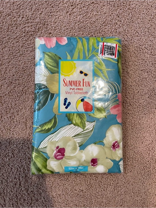 No brand name Other - Summer Fun Tropical Forest OBLONG Vinyl Tablecloth-PVC-Free